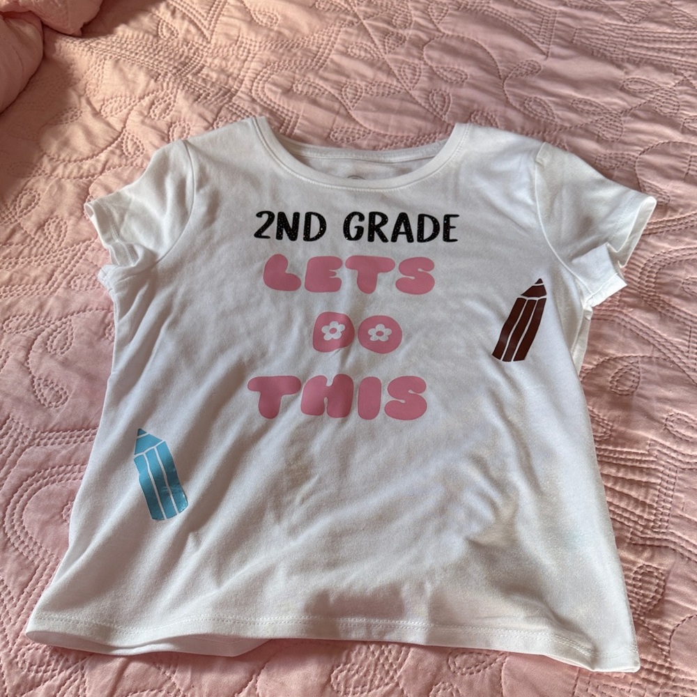 Wonder Nation White '2nd Grade Let's Do This' Kids T-Shirt